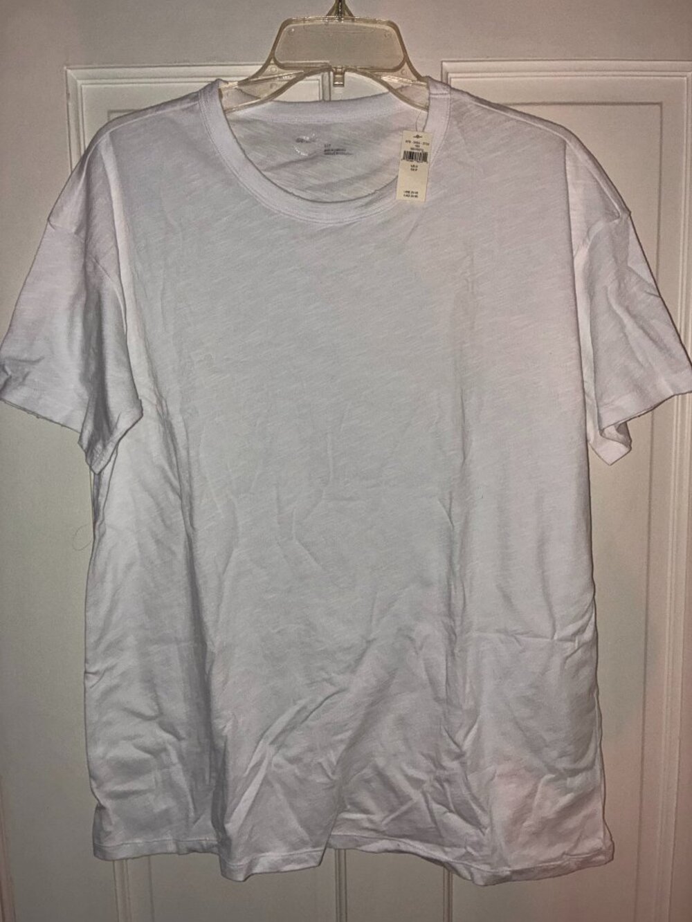 NWT Aerie Basic Boyfriend T-Shirt White Oversized Tee Size S